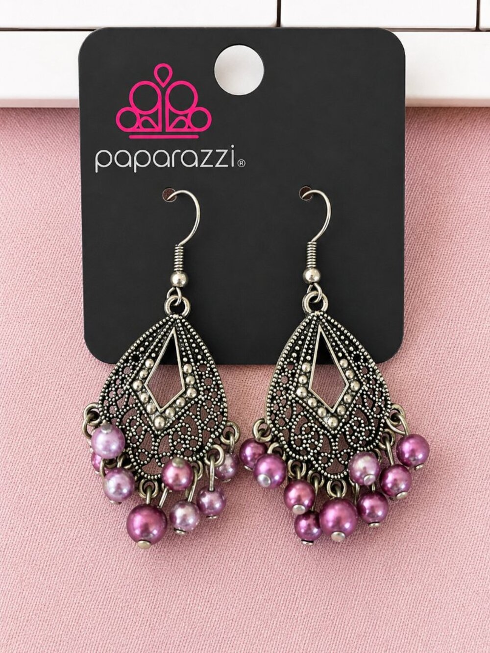 Twilight Violet Danglie Earrings